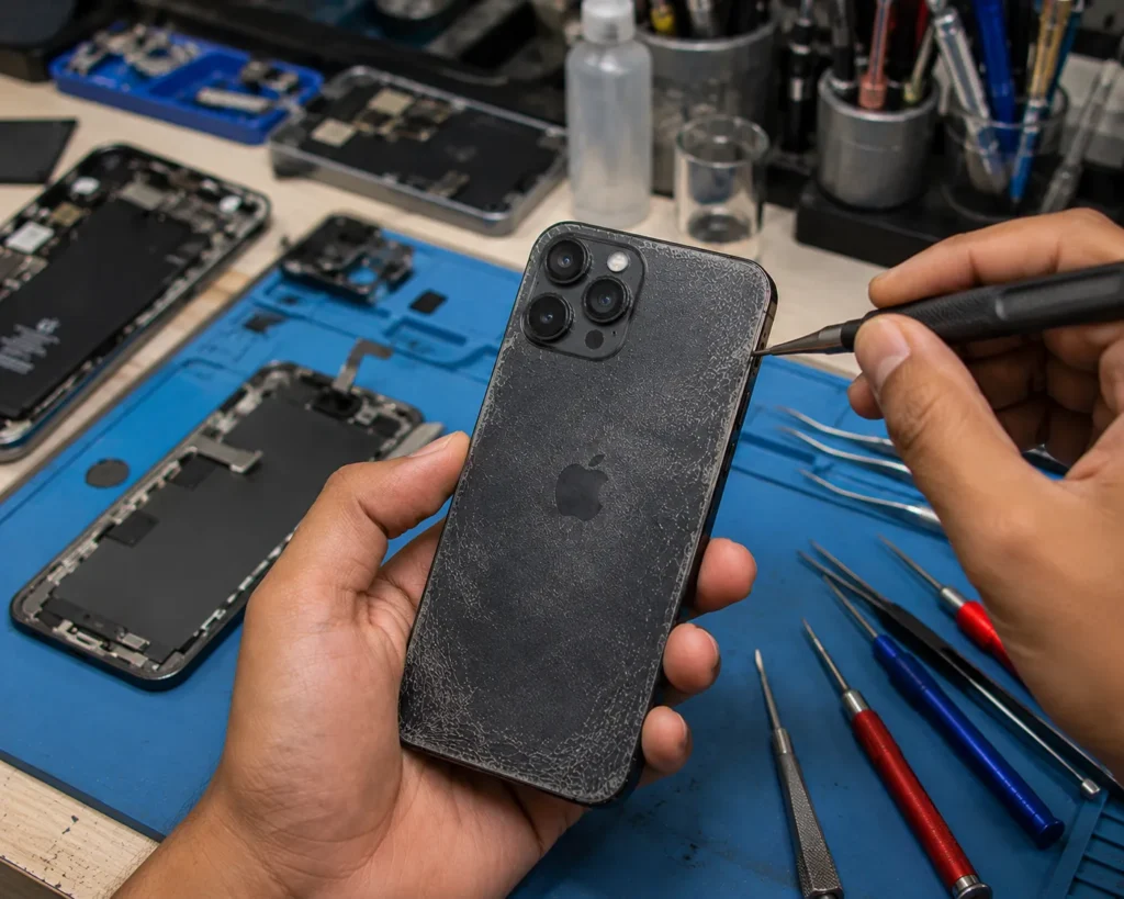 Back Glass Feels Rough to Touch​