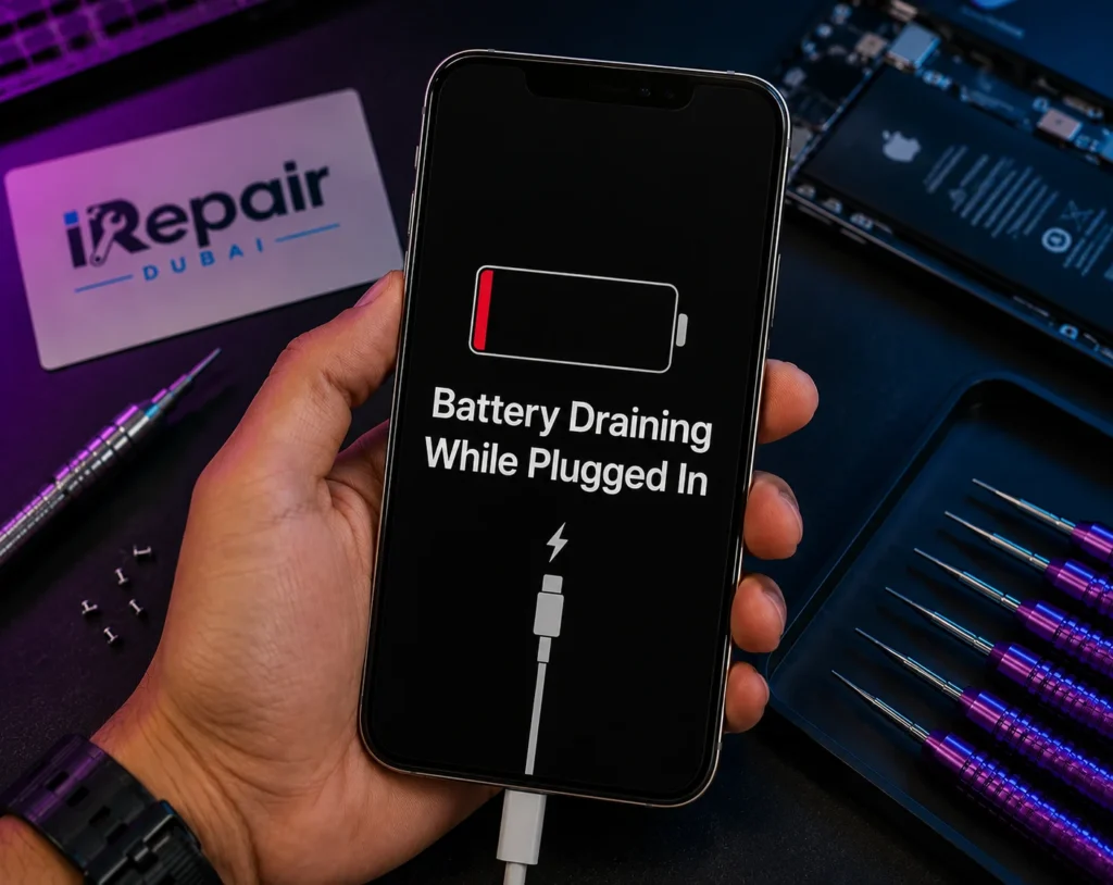 Battery Draining While Plugged In