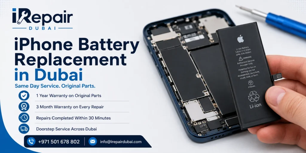 iPhone Battery Replacement Dubai