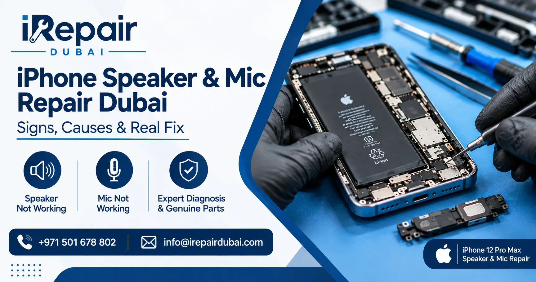 iPhone Speaker & Mic Repair Dubai