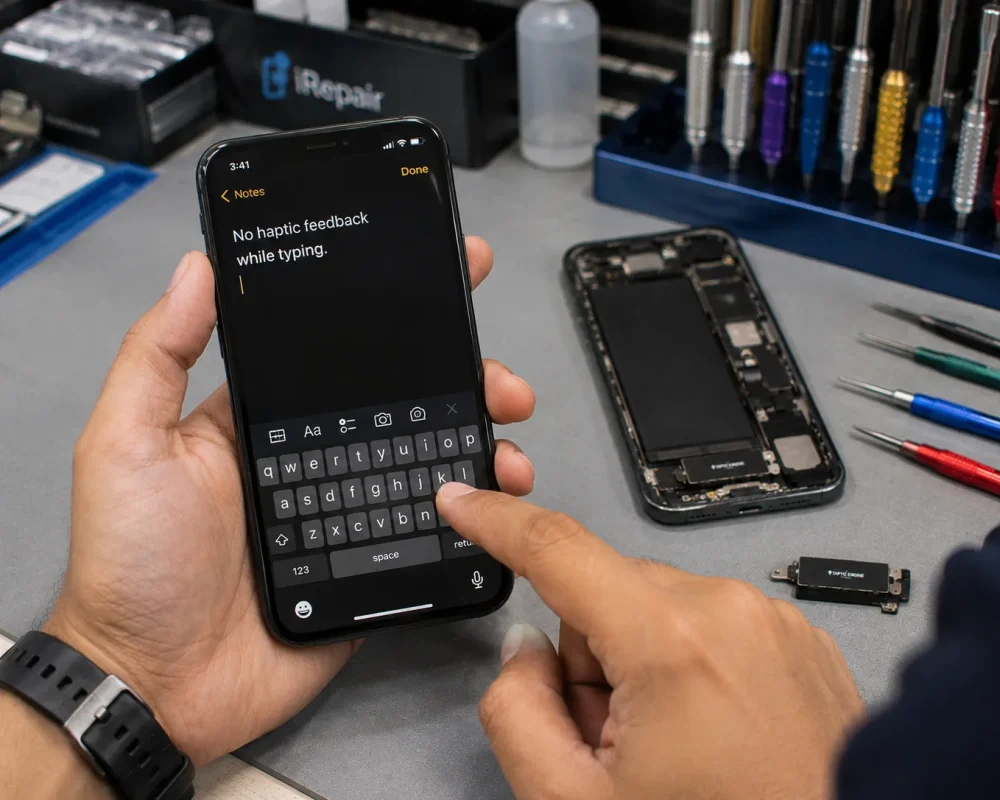 No Haptic Feedback While Typing​